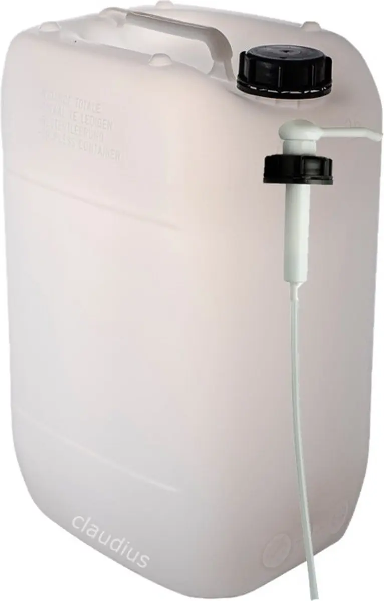 Splashbox Jerrycan 25L Transparant