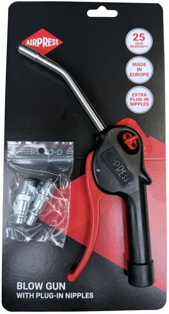 Airpress Blaaspistool Super Silent 1/4" - Max 12 bar