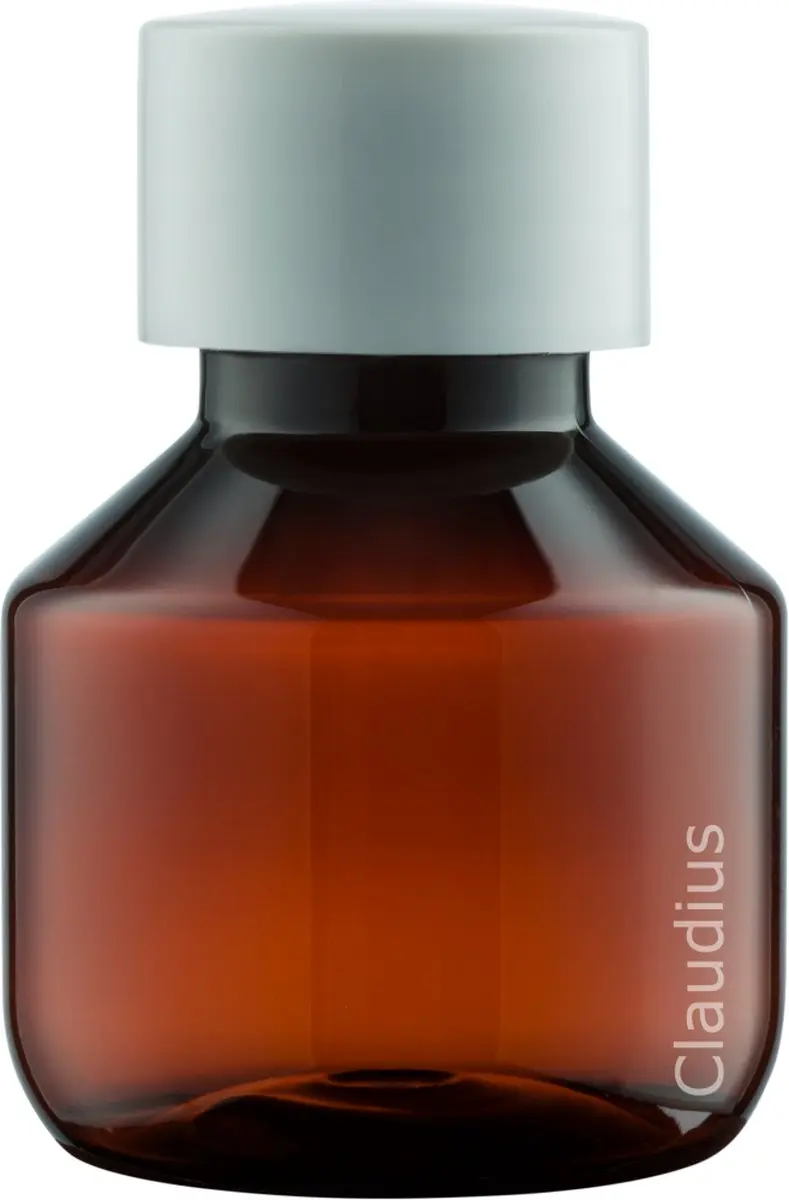 Splashbox Cosmetics Lege Fles 50ml Amber - 10 Stuks