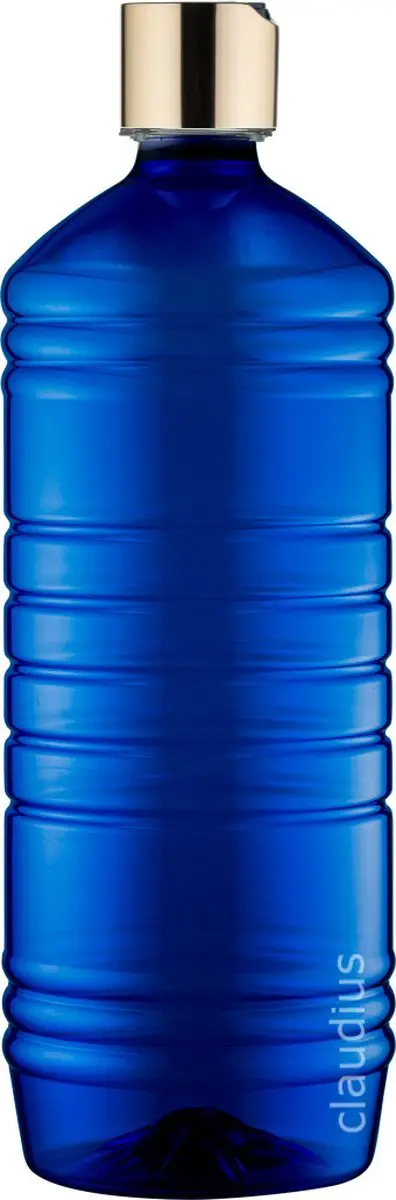 Splashbox Cosmetics Lege Plastic Fles 1L Blauw