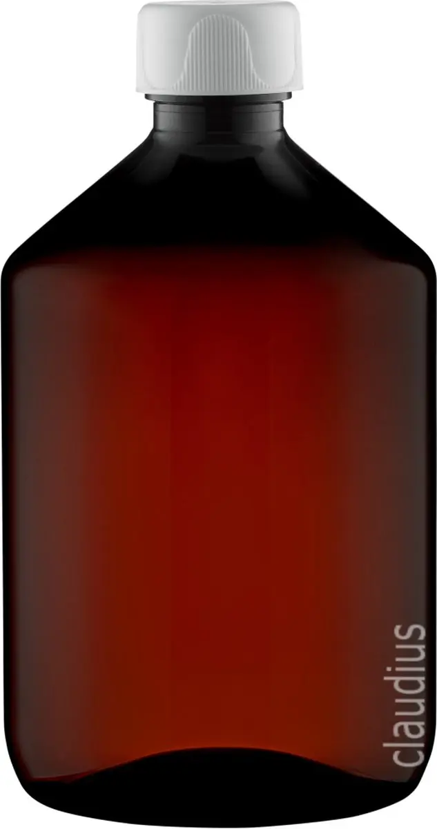 Splashbox Cosmetics Lege Fles 500ml PET Amber