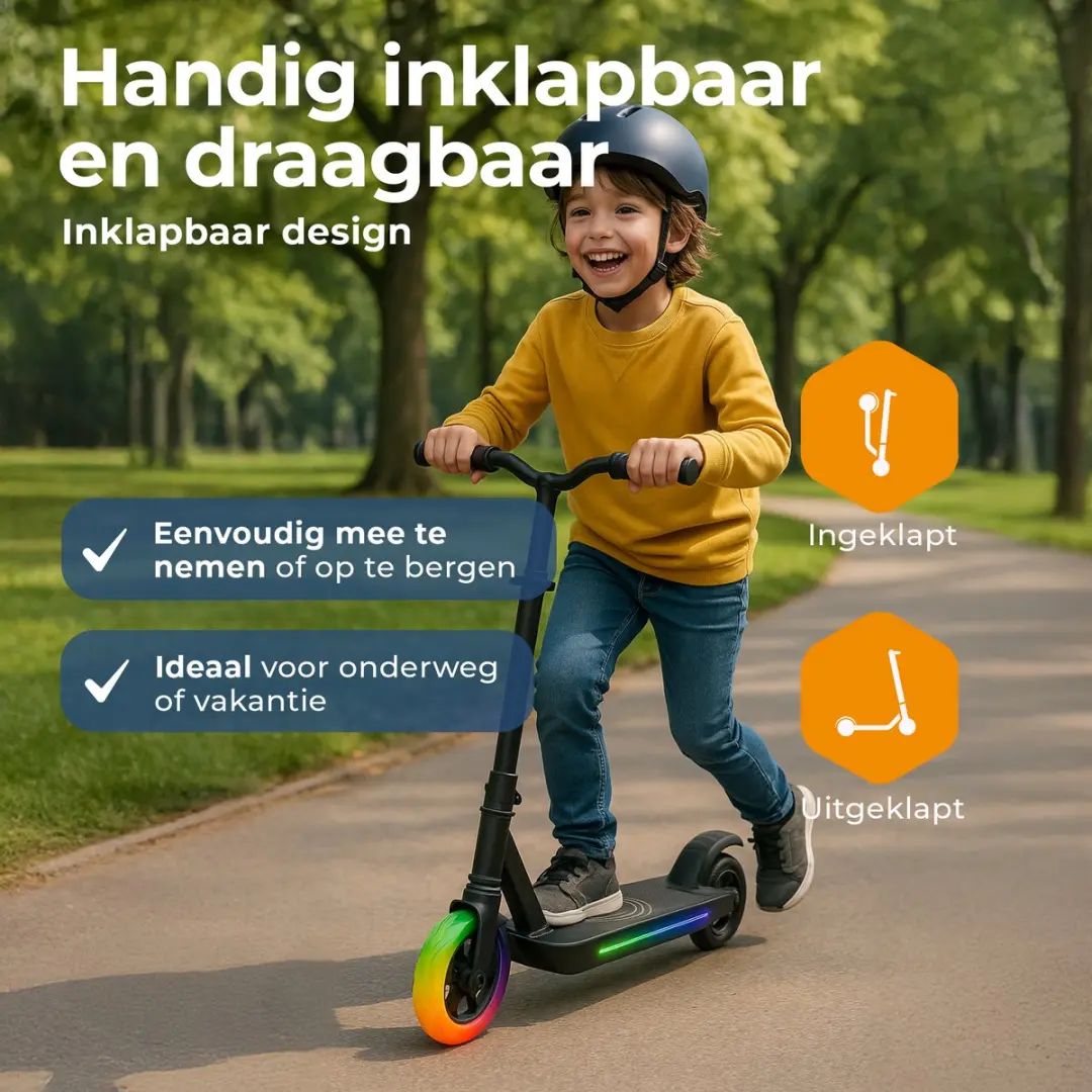 Denver SCK5500B Kinderstep - 10km/u - 6km Bereik - Zwart
