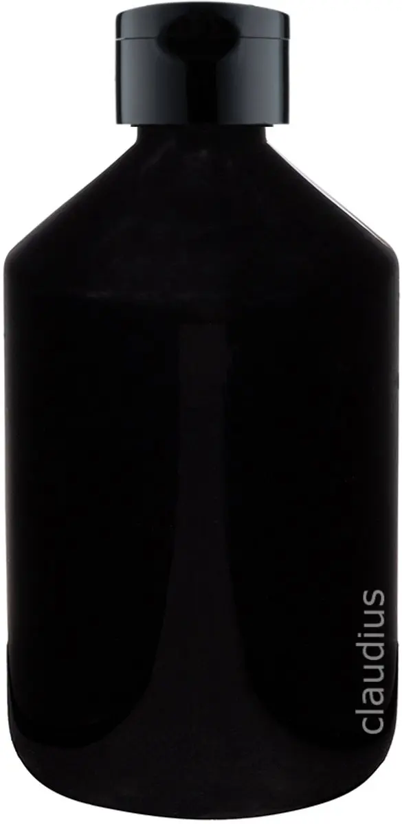 Splashbox Cosmetics Lege Fles 500ml Zwart