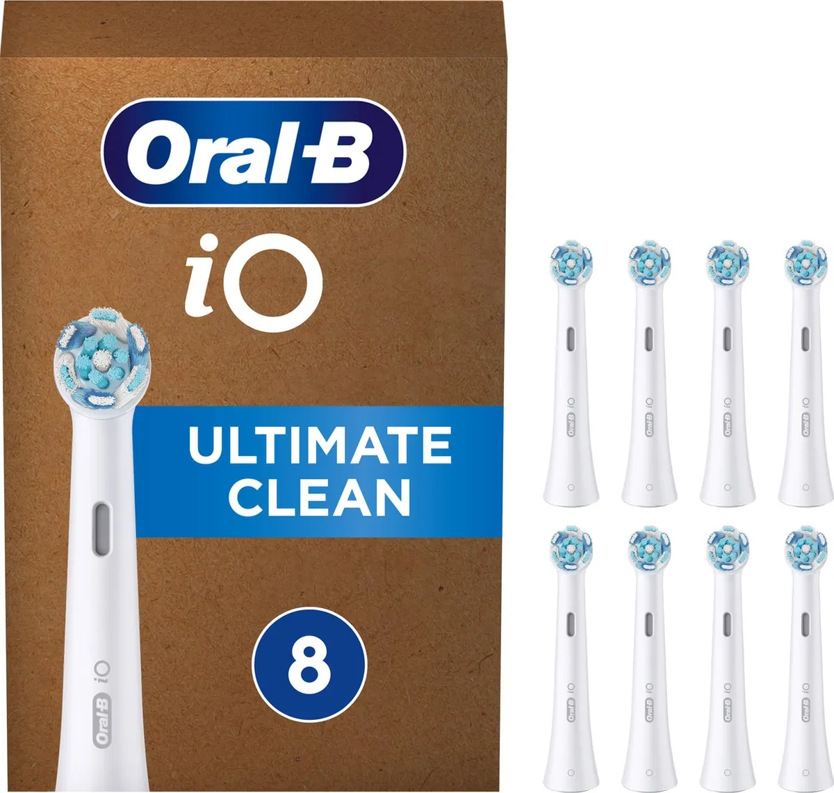 Oral-B iO Ultimate Clean Opzetborstels 8 Stuks
