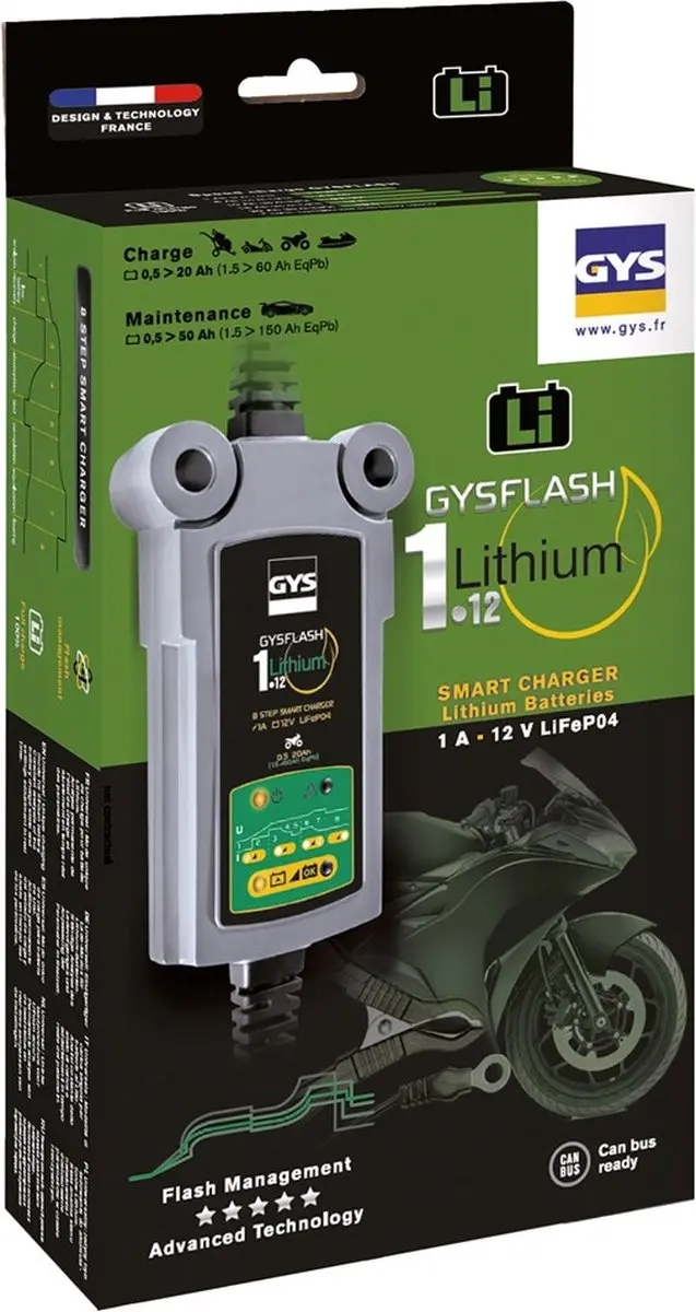 Gys Acculader 1A Lithium-ion