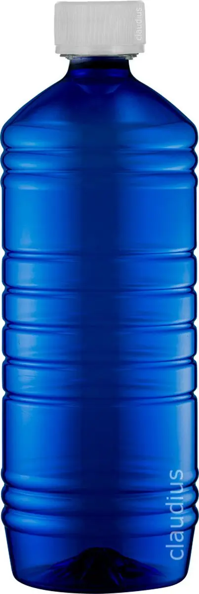 Splashbox Cosmetics Lege Plastic Fles 1L Blauw