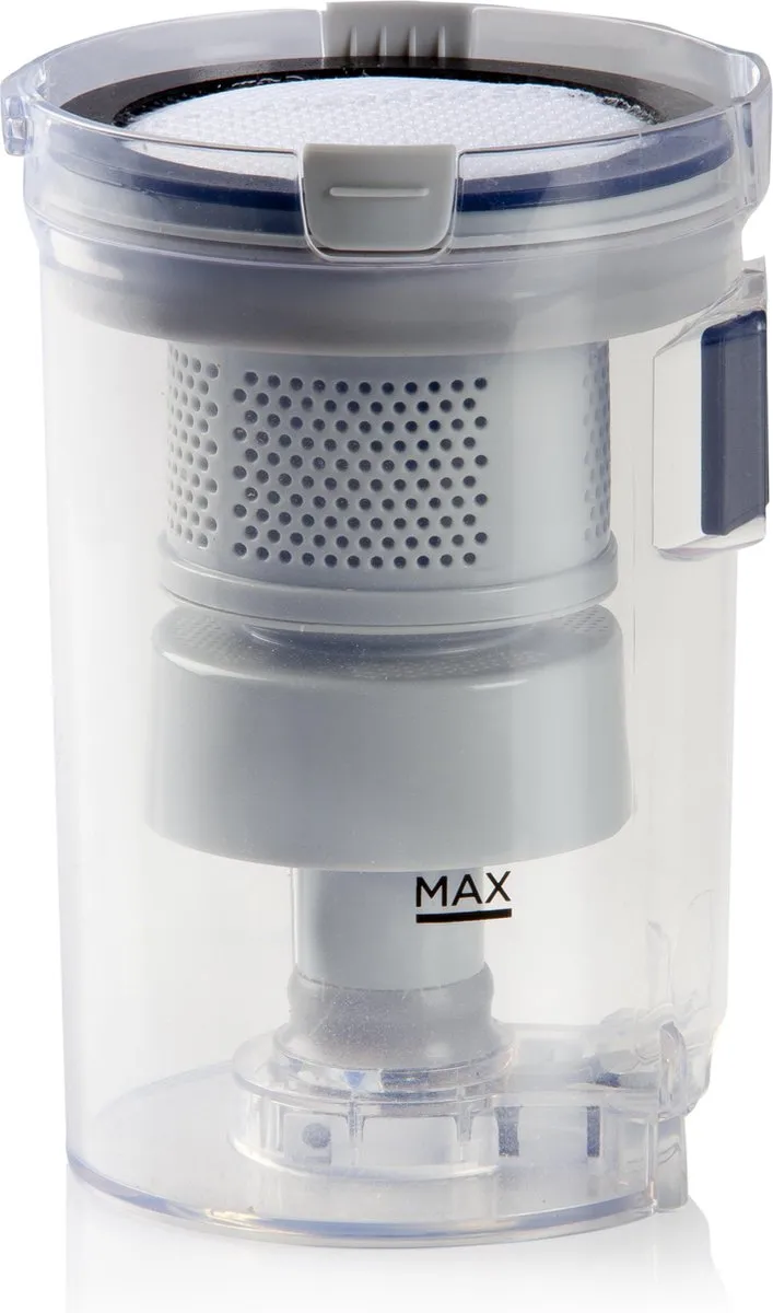 Domo DO237SV Steelstofzuiger 2-in-1 - 450W - 0,45L - Blauw/Wit