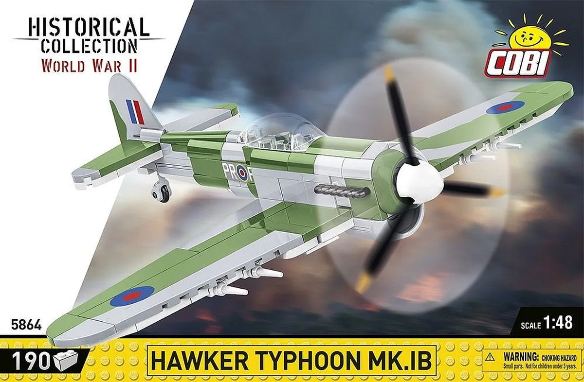 Cobi Hawker Typhoon MK.IB - 190 Stukken - Meerkleurig