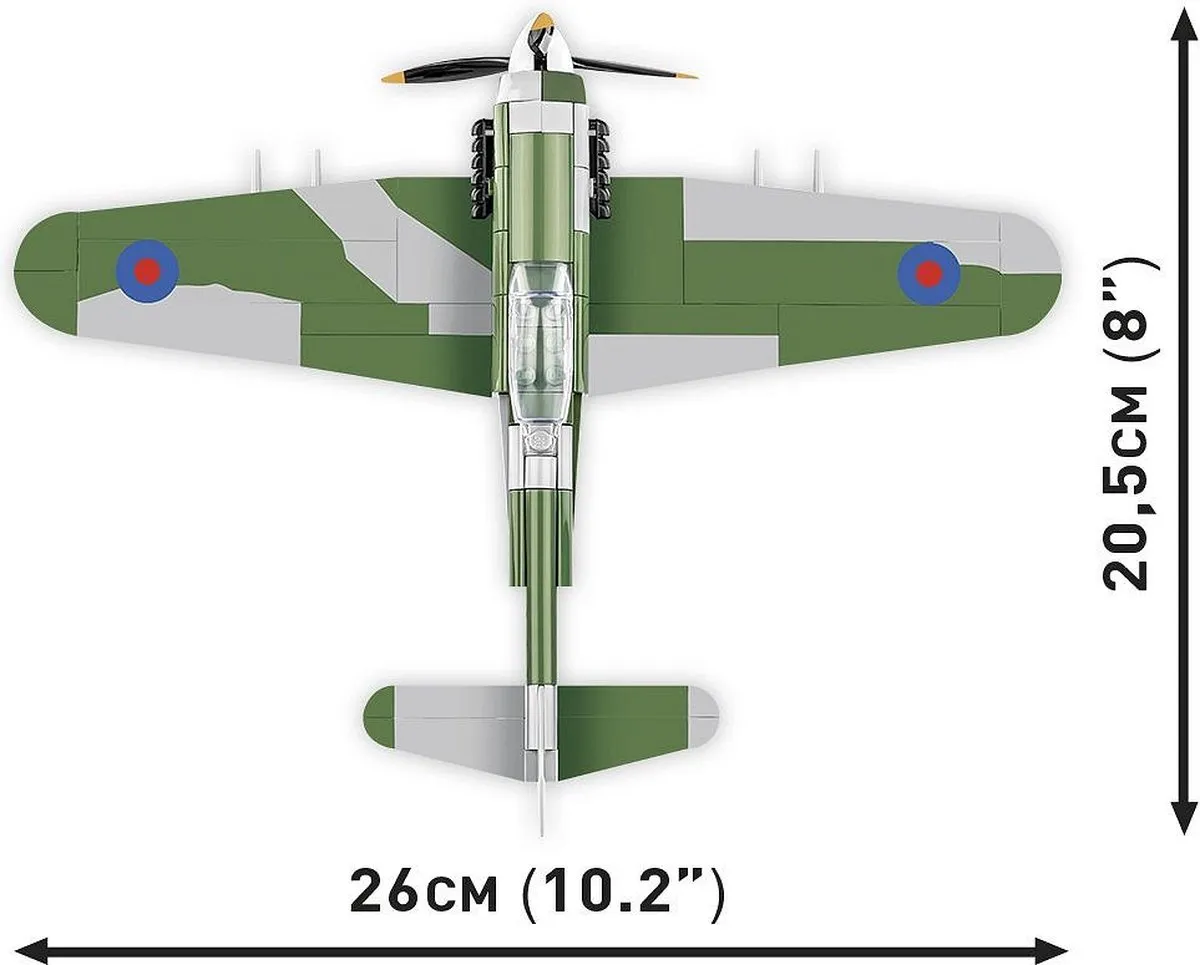 Cobi Hawker Typhoon MK.IB - 190 Stukken - Meerkleurig - afbeelding 6 van 6