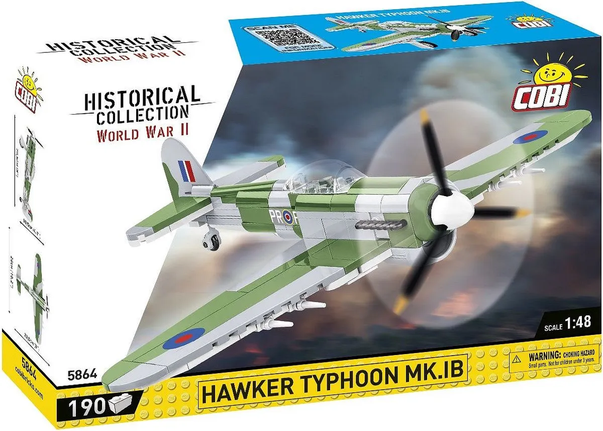 Cobi Hawker Typhoon MK.IB - 190 Stukken - Meerkleurig
