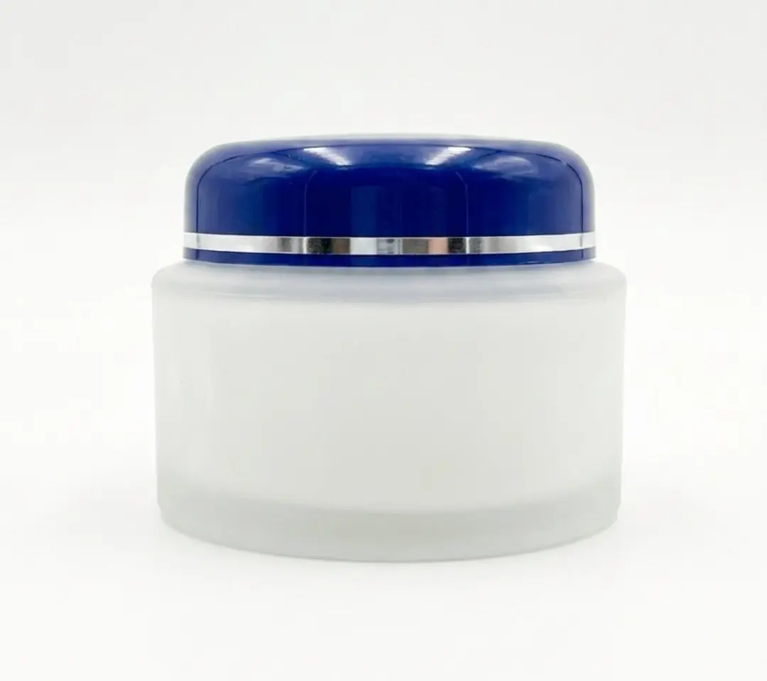 Splashbox Cosmetics Crèmepot 15ml Wit/Blauw - 25 Stuks