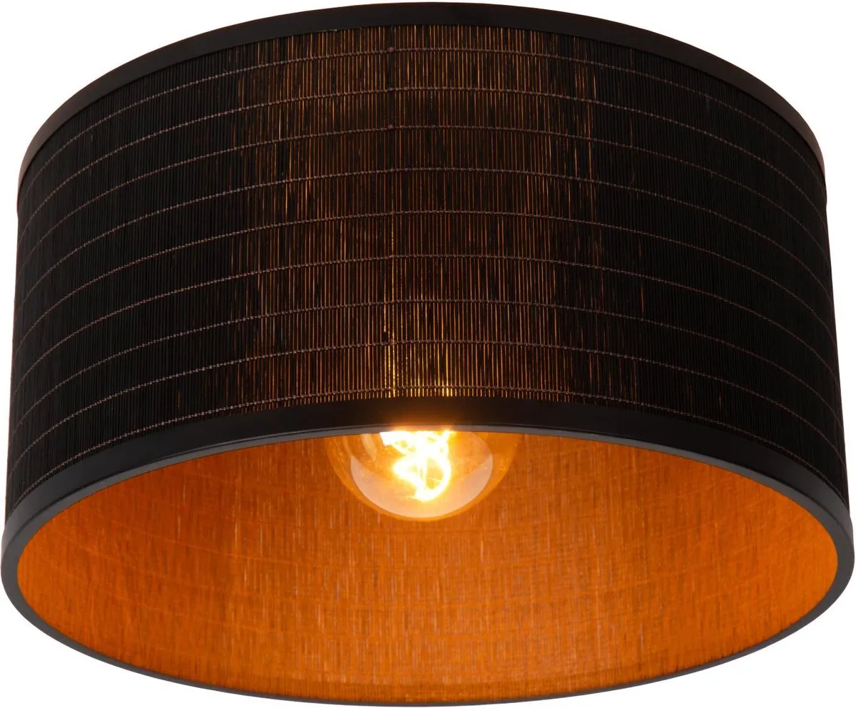 Lucide Tagalog Plafondlamp Ø40cm - 1xE27 - Zwart