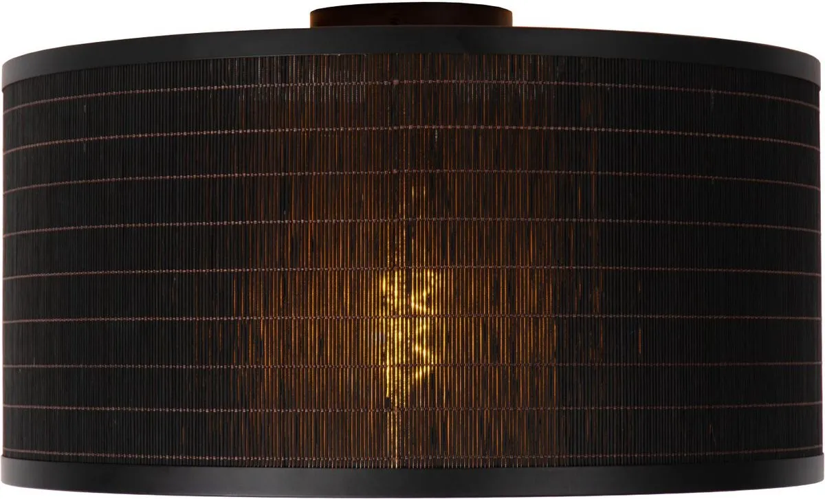 Lucide Tagalog Plafondlamp Ø40cm - 1xE27 - Zwart