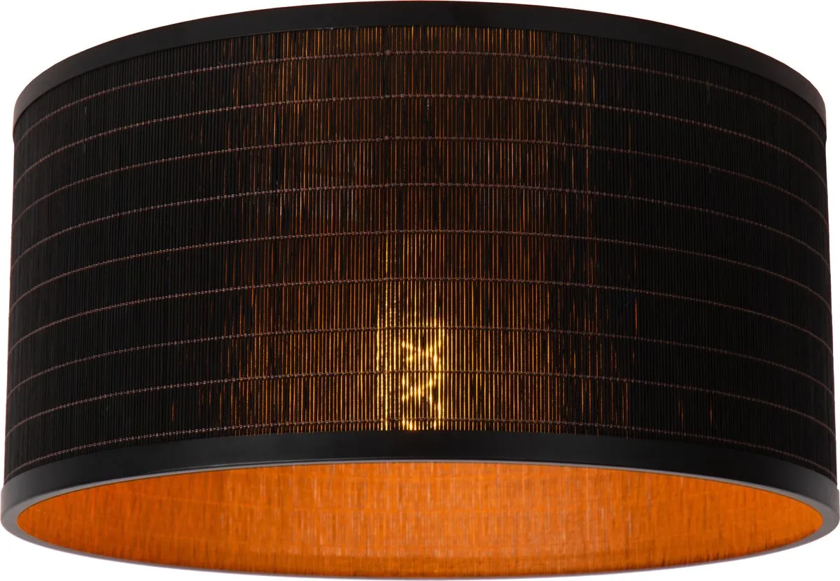Lucide Tagalog Plafondlamp Ø40cm - 1xE27 - Zwart