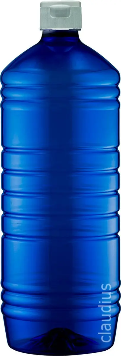Splashbox Cosmetics Lege Fles 1L PET Blauw