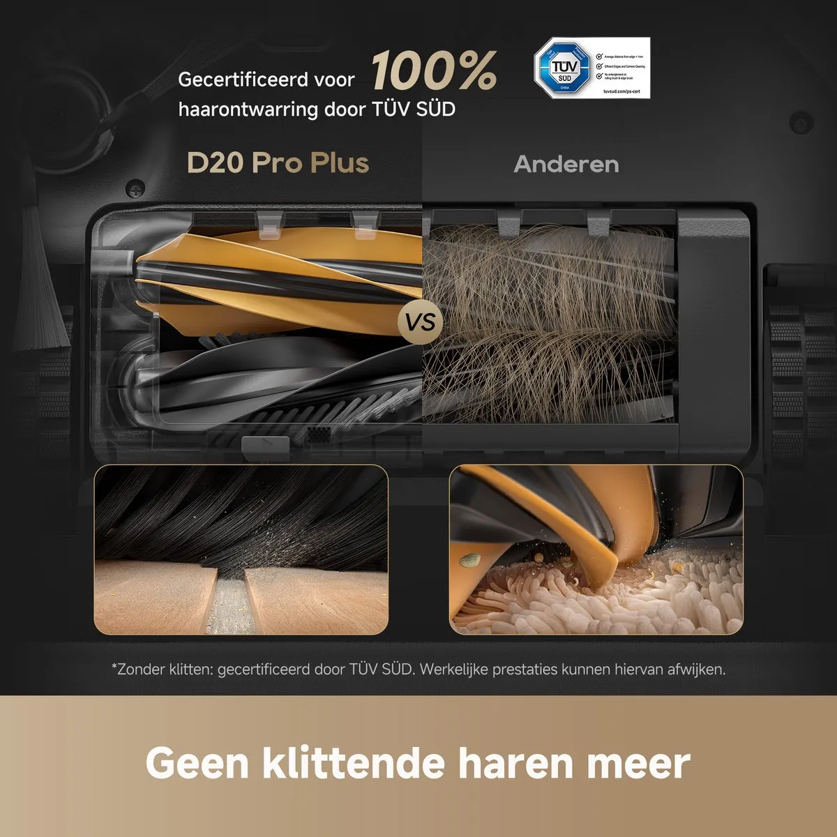 Dreame D20 Pro Plus Robotstofzuiger 13.000 Pa - Zwart