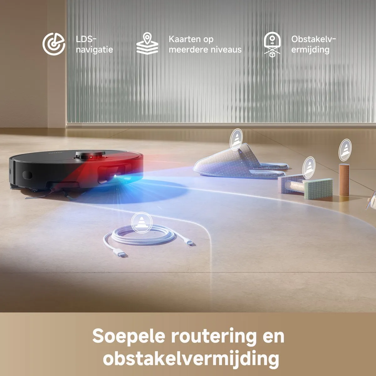 Dreame D20 Pro Plus Robotstofzuiger 13.000 Pa - Zwart - afbeelding 6 van 6