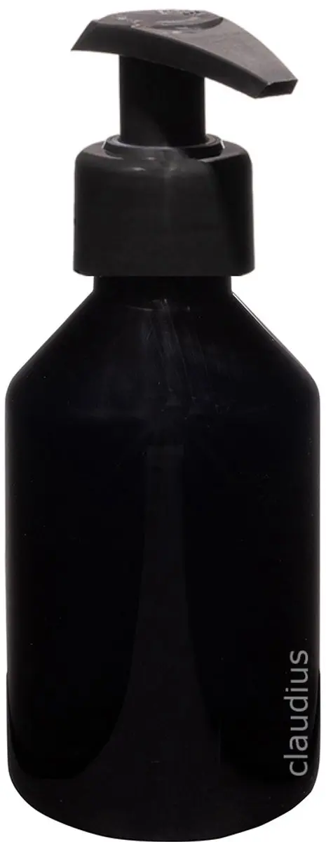 Splashbox Cosmetics Lege Fles 250ml Zwart