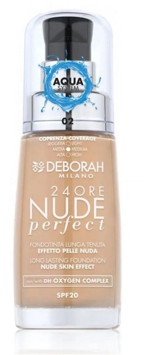 Deborah Milano 24ore Nude Perfect Foundation 2 Beige