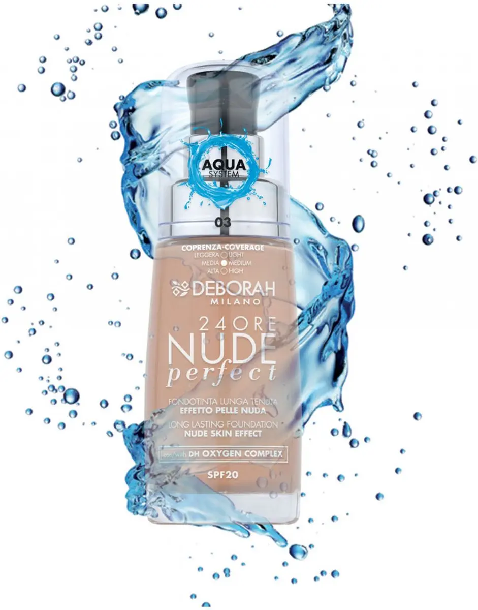 Deborah Milano 24ore Nude Perfect Foundation 2 Beige - 30ml