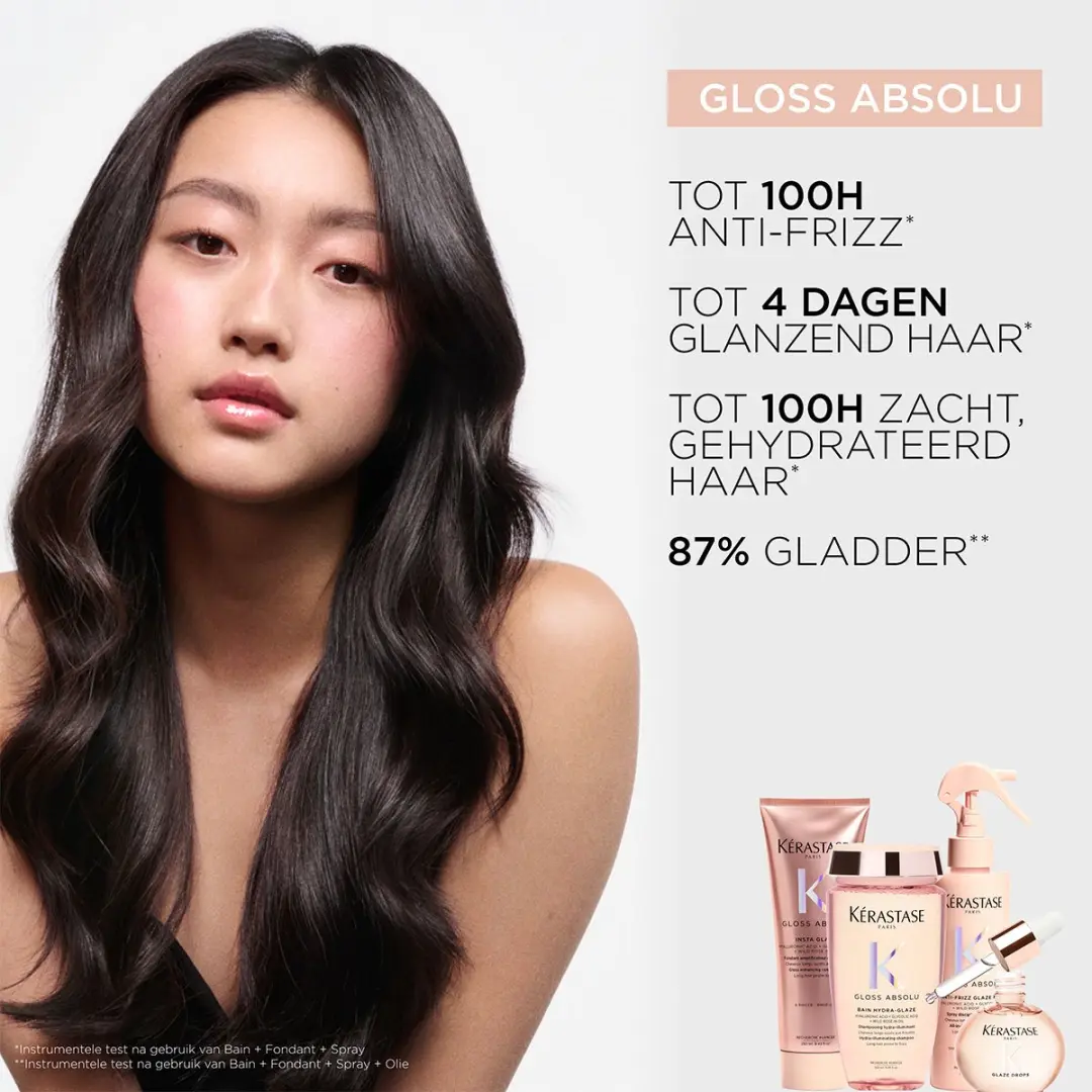 Kérastase Gloss Absolu Bain Hydra-Glaze Anti-Frizz Shampoo 80ml - afbeelding 6 van 6