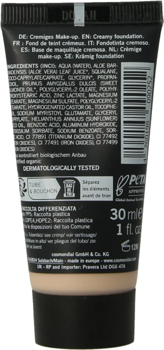 Benecos Nude Foundation - 30ml