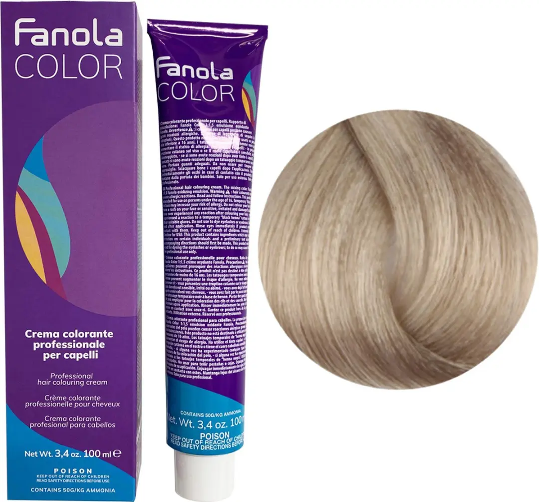 Fanola Professional Colouring Cream 10.1 Blonde Platinum Ash