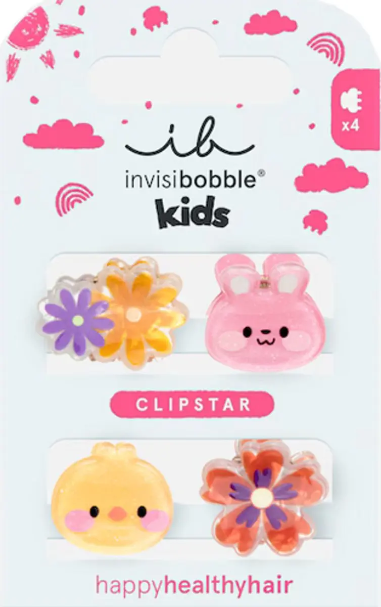 Invisibobble Clipstar Kids Glow Bloom