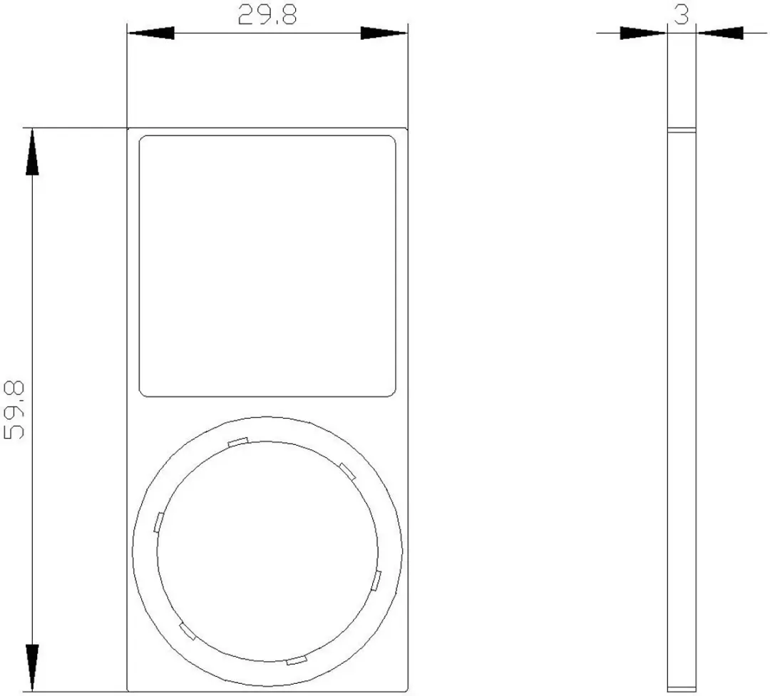 Siemens 3SU1900-0AQ10-0AA0 Opschriftbord - 10 Stuks