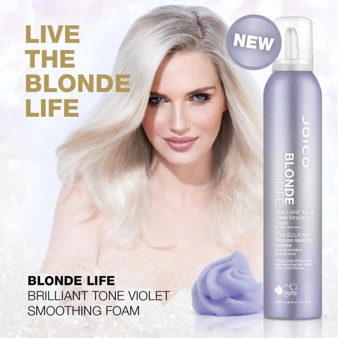 Joico Blonde Life Brilliant Tone Smoothing Foam 200ml