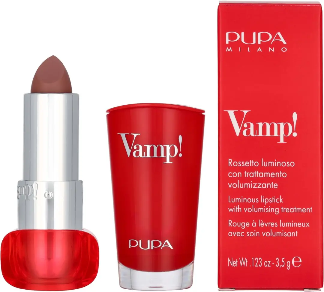 Pupa Milano Vamp! Extreme Colour Lipstick 101 Warm Nude - 3.5g