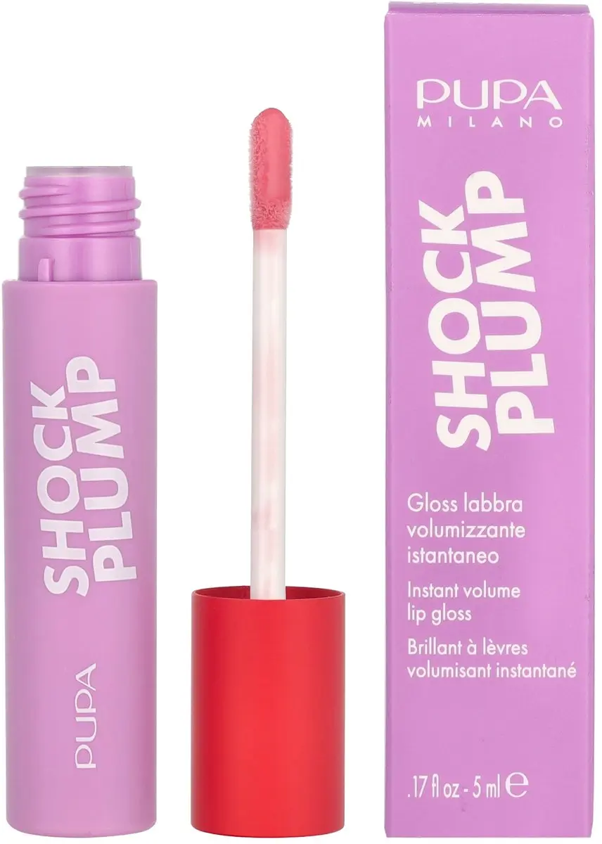 Pupa Milano Shock Plump Lip Gloss 5ml - #002 Baby Doll