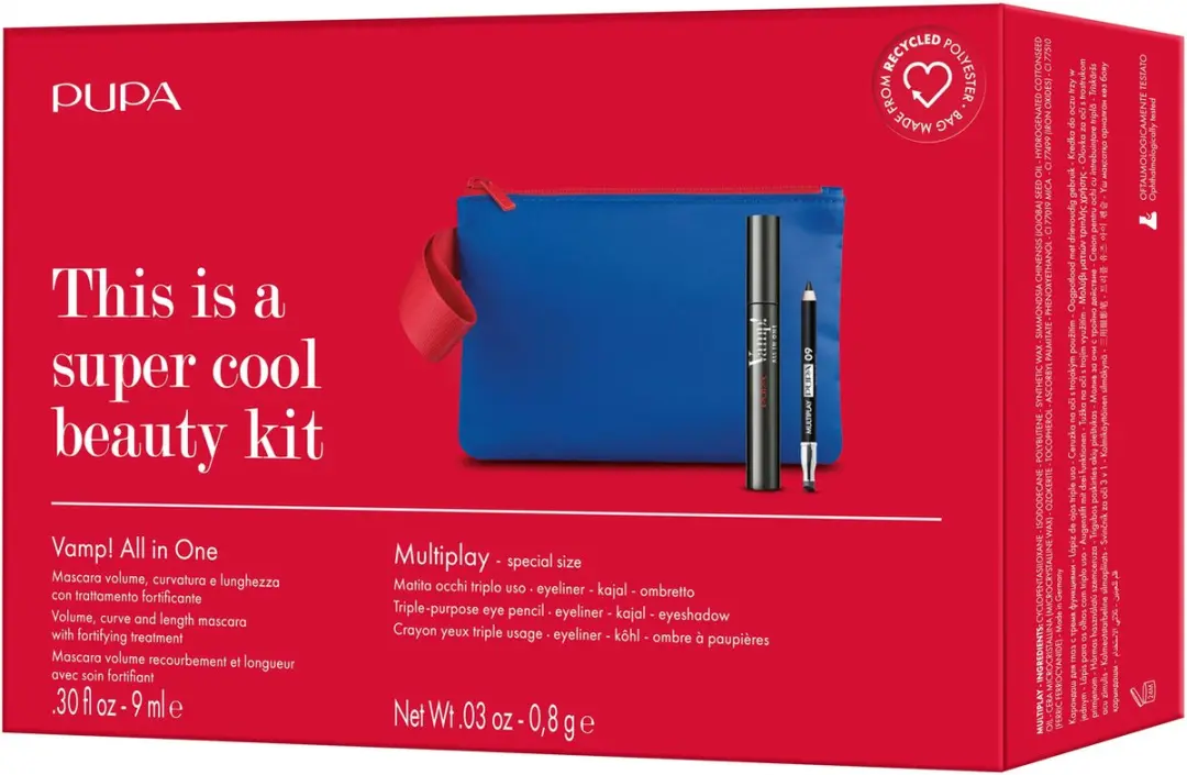 Pupa Milano Kit Vamp! All In One Mascara + Multiplay Pencil - 3 Stuks