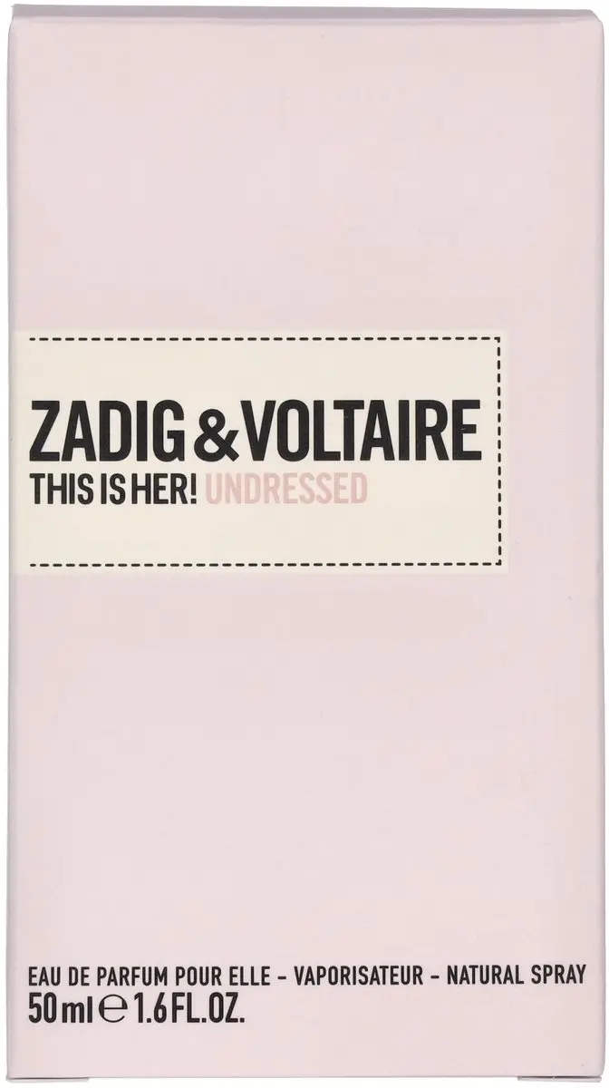 Zadig & Voltaire This Is Her! Undressed Damesparfum 50ml