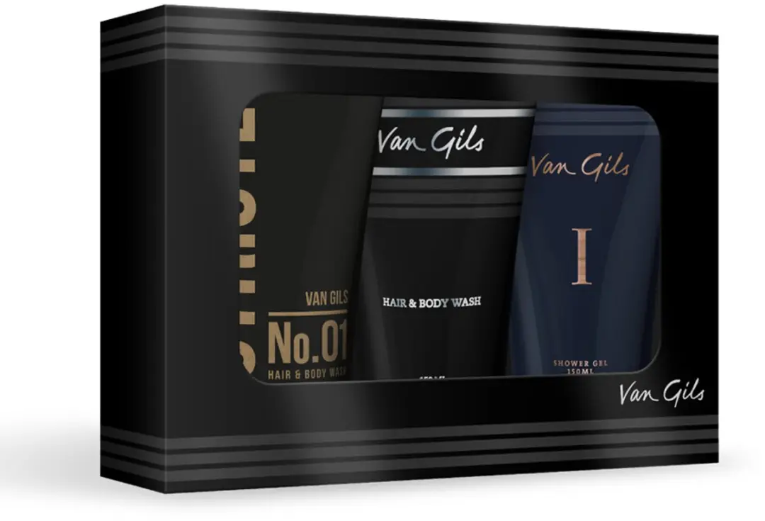 Van Gils Geschenkset Men - 3x Douchgel 150ml