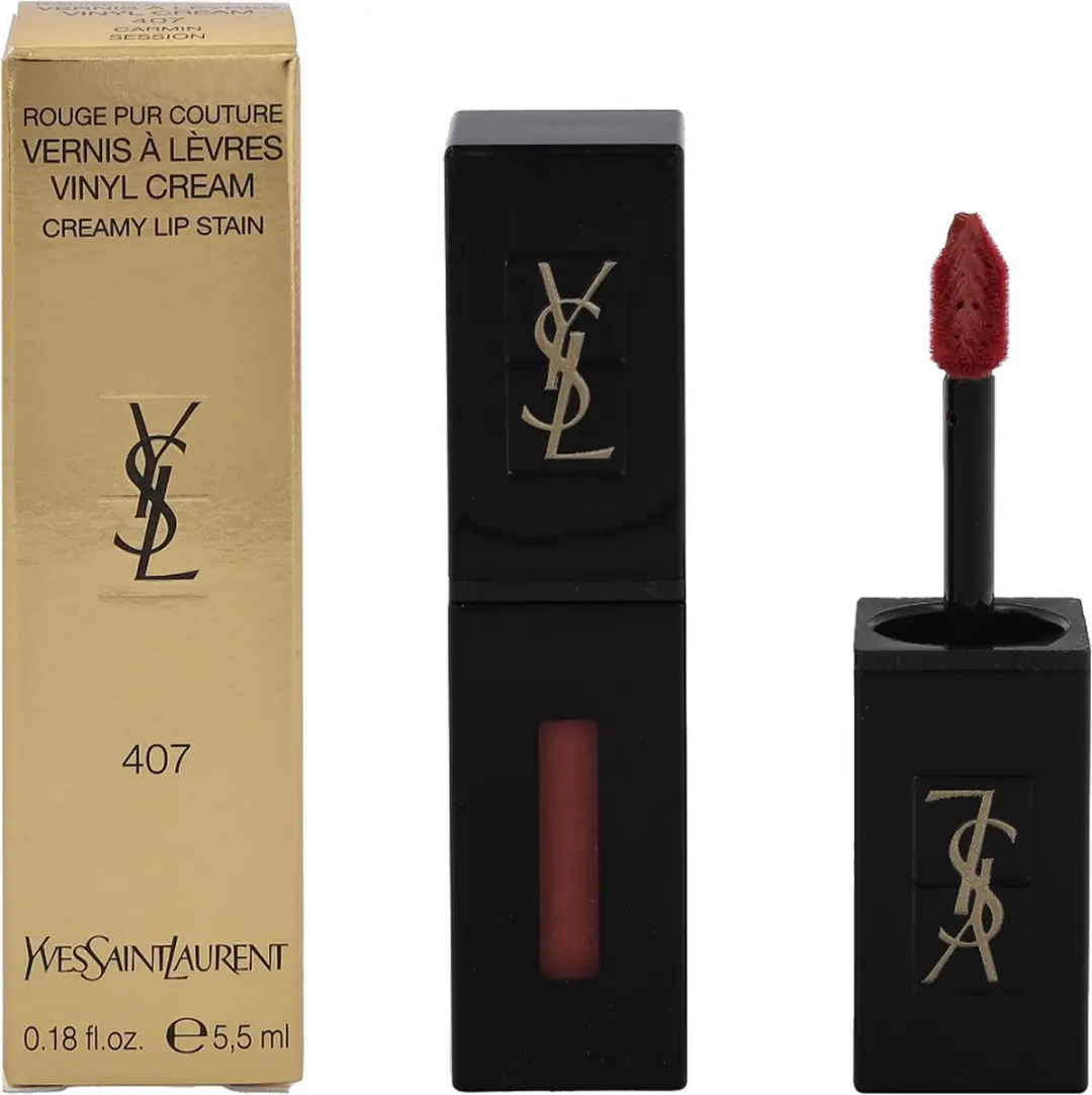 Yves Saint Laurent Vinyl Cream Lippenstift 407 Carmin 5,5ml - afbeelding 6 van 6