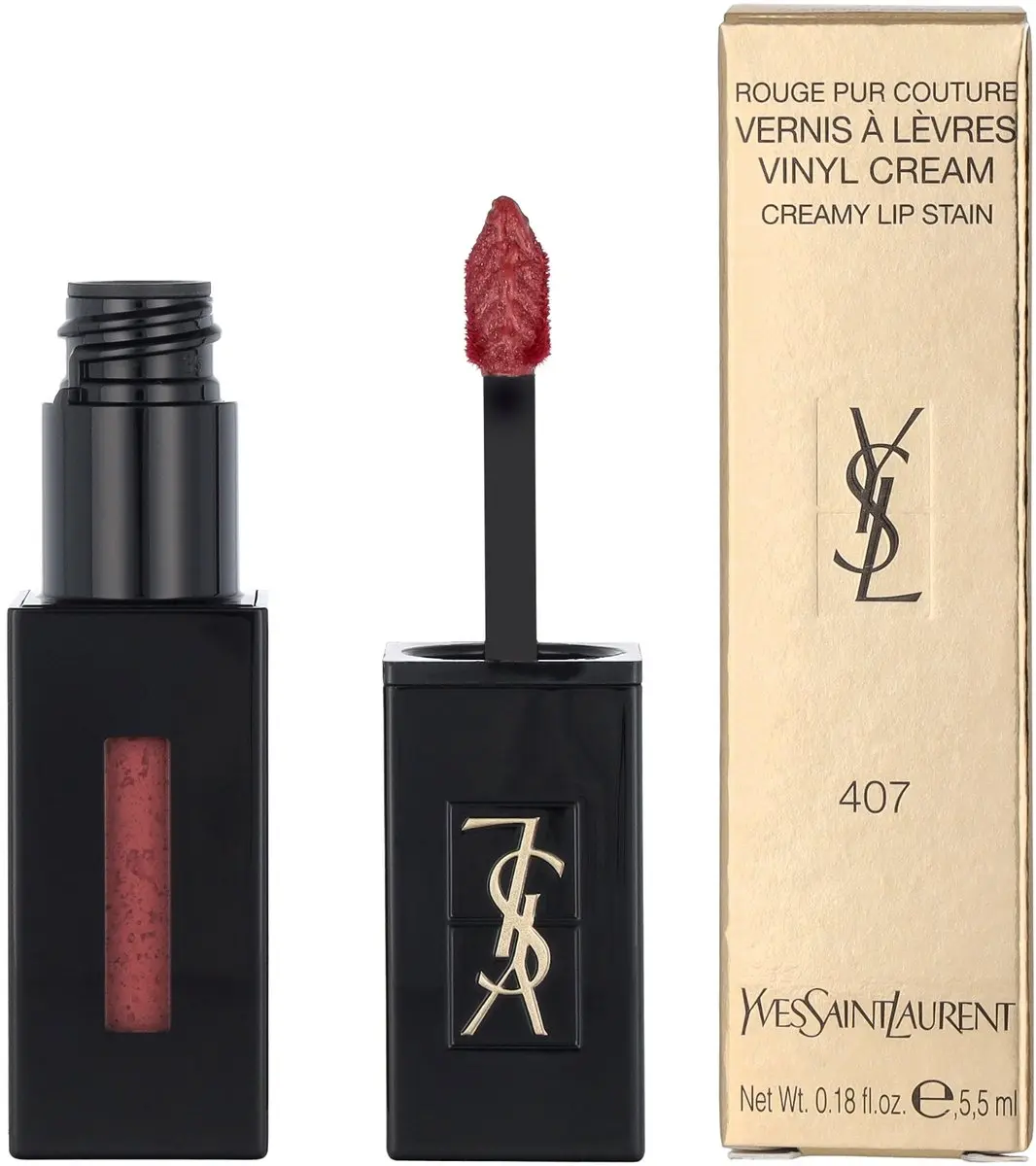 Yves Saint Laurent Vinyl Cream Lippenstift 407 Carmin 5,5ml