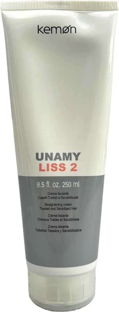 Kemon Unamy Liss Permanent Gladmakend Systeem - 4x250ml