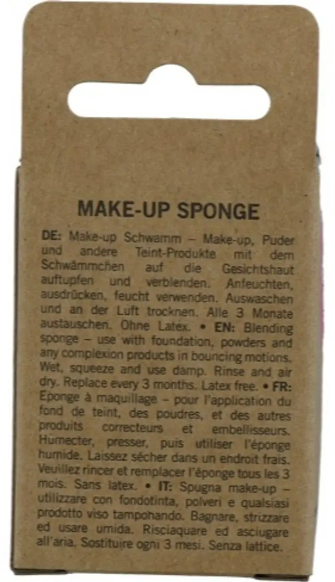 Benecos Make-Up Spons Roze - afbeelding 6 van 6