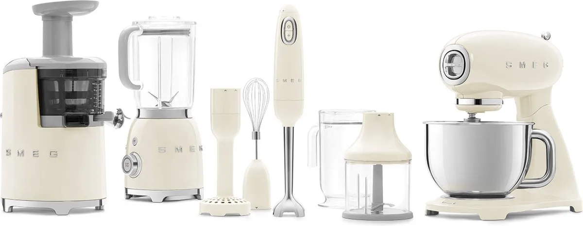 Smeg SMF03CREU Keukenmachine - 800W - Crème - afbeelding 6 van 6