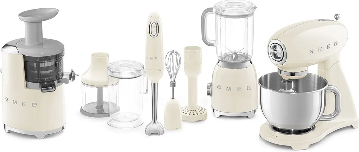 Smeg SMF03CREU Keukenmachine - 800W - Crème
