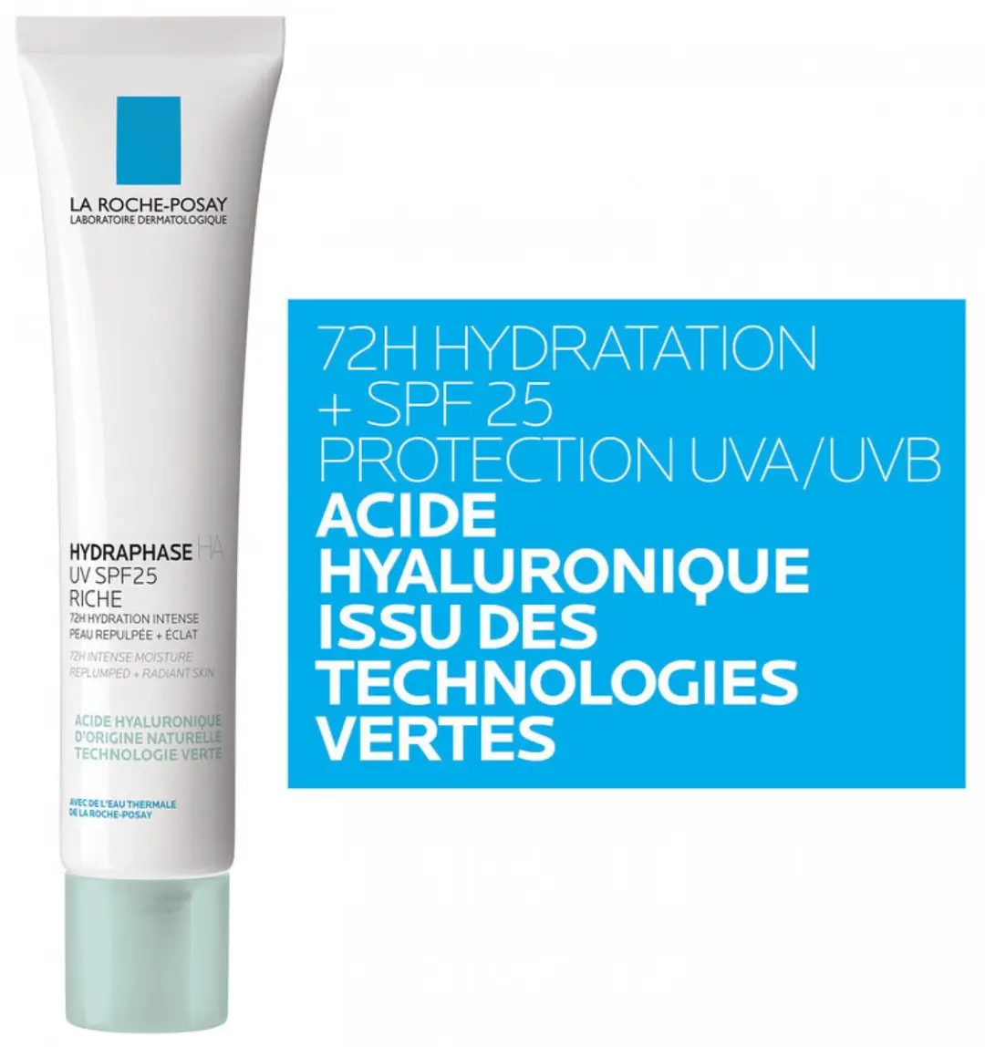 La Roche-Posay Hydraphase HA UV SPF25 Dagcreme 40ml - Neutraal