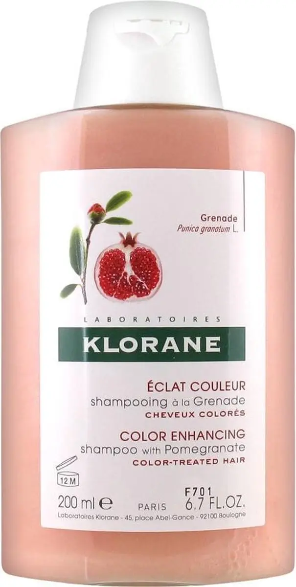 Klorane Color Radiance Shampoo Met Granaatappel 200ml
