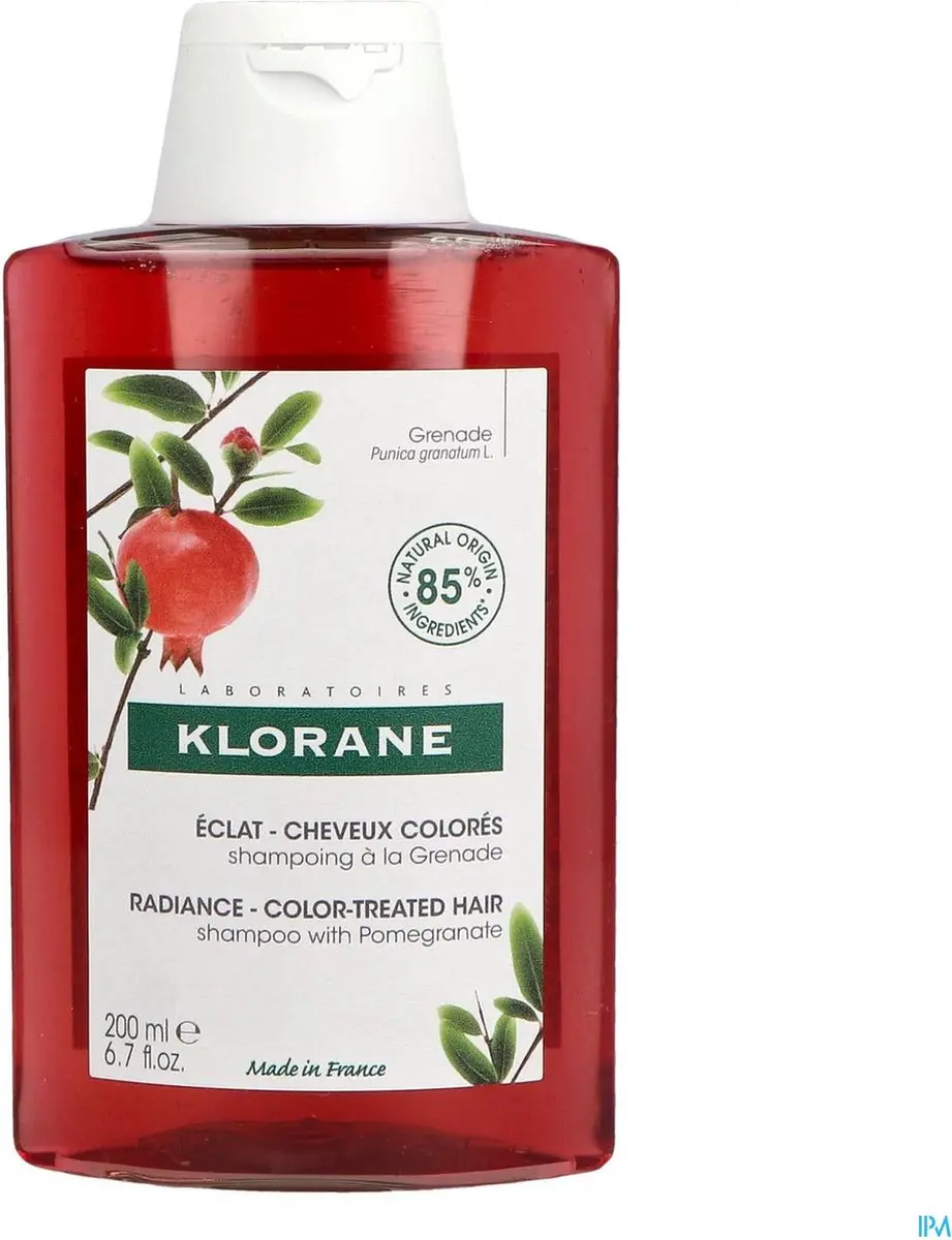 Klorane Color Radiance Shampoo Met Granaatappel 200ml - afbeelding 6 van 6