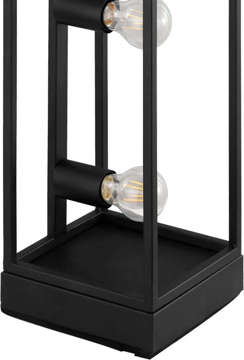 Eglo Eldrick Vloerlamp E27 100cm - Staal Zwart