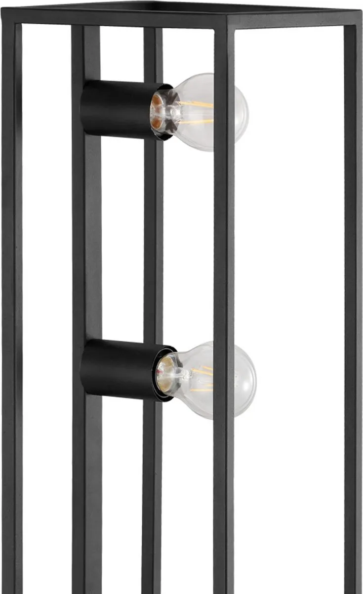 Eglo Eldrick Vloerlamp E27 100cm - Staal Zwart