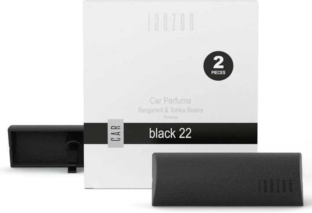 Janzen Car Perfume Black 22 - 2 Stuks