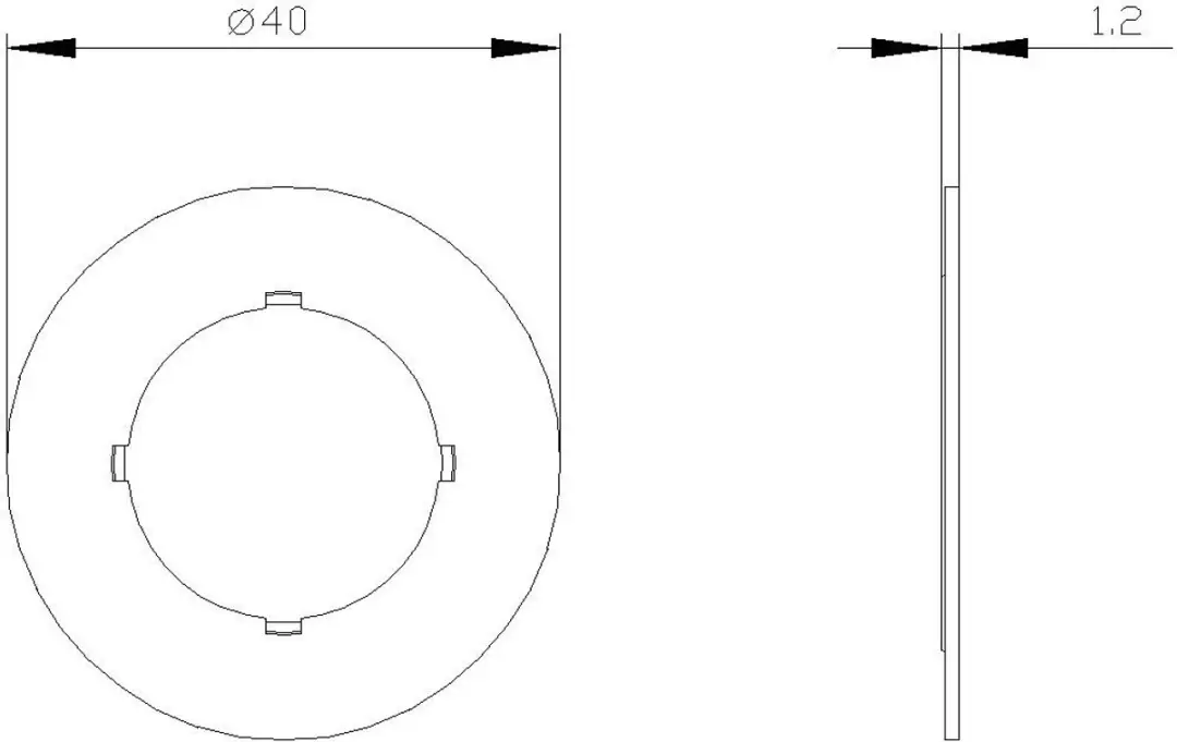 Siemens 3SU1900-0BG16-0RU0 Opschriftbord - Ø40mm - Zwart/Wit - 10 Stuks