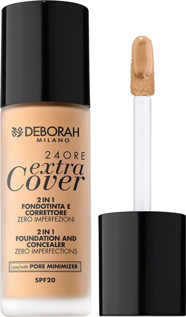 Deborah Milano 24Ore Extra Cover Foundation 03 Sand - 30ml