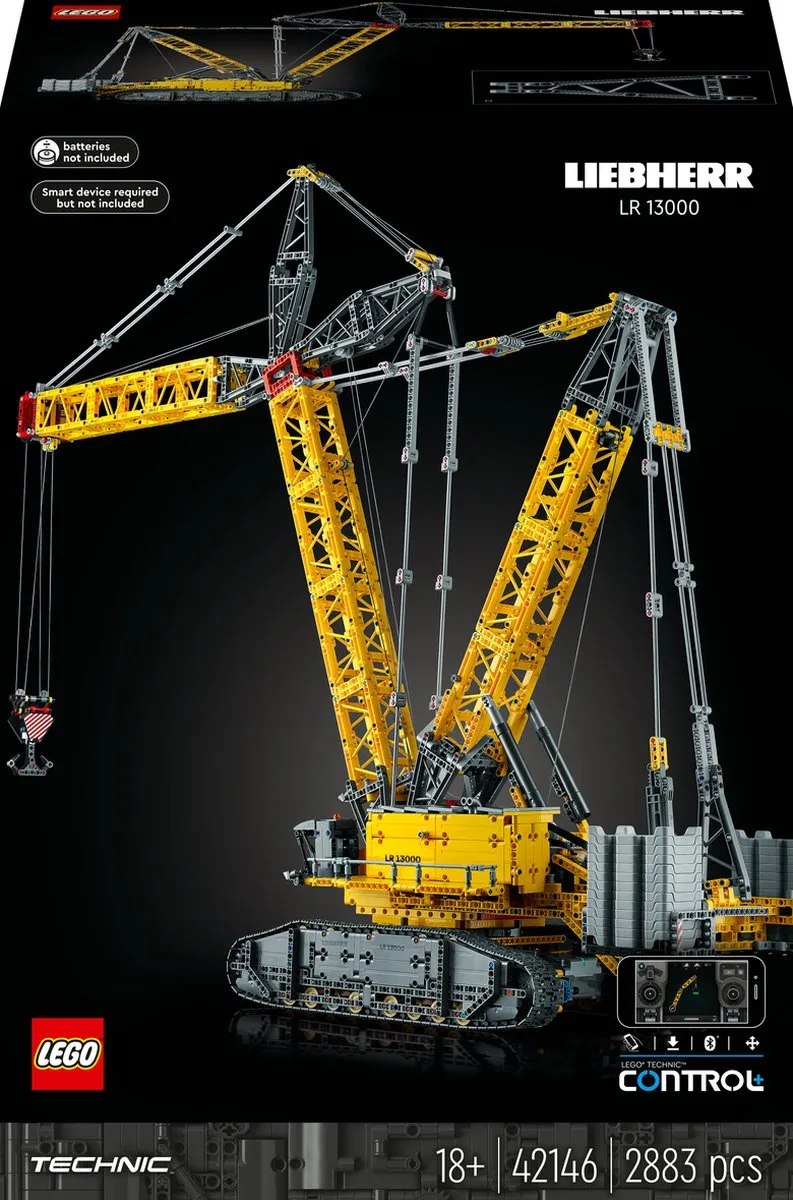 LEGO Technic Liebherr LR 13000 Kraan 2883 Stukken